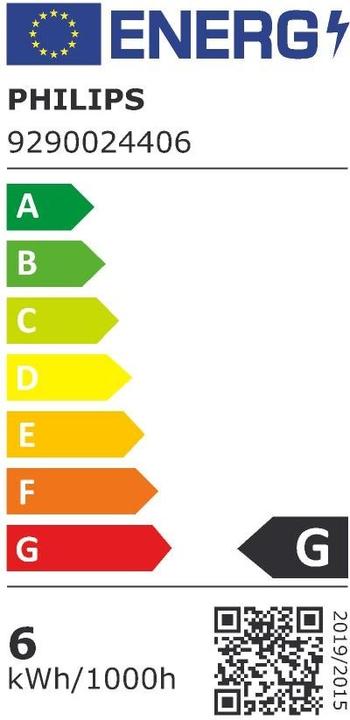 Energy Label Philips Hue White Luster (E14, 5.70 W, 470 lm, 2 x, G)
