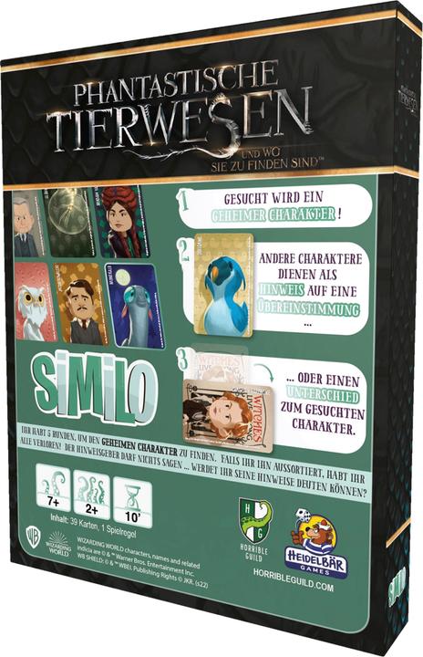 Image du produit HR051 - Similo - Les Animaux fantastiques, pour 2 joueurs, à partir de 7 ans (édition allemande) (Allemand)