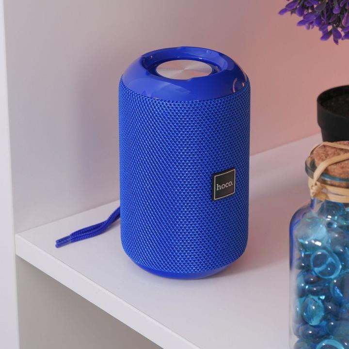 Actual product image Hoco Bluetooth speakers wireless speaker HC1 blue (4 h, Rechargeable battery operated)
