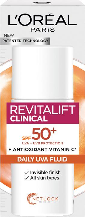 Immagine prodotto L'Oréal Paris L'Oréal - Revitalift Clinical Daily Moisturising Fluid SPF50 - 50ml (Crema solare, SPF 50, 50 ml)