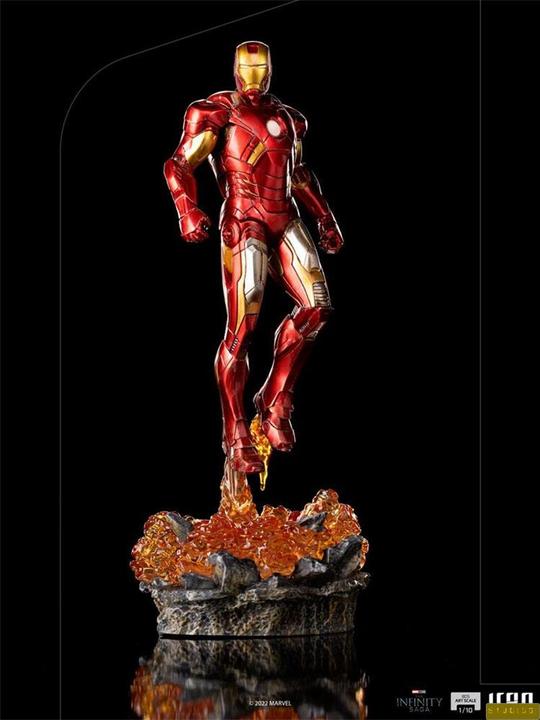 Actual product image Iron Studios ST Marvel Infinity Saga : Iron Man NY Battle 1/10 28cm