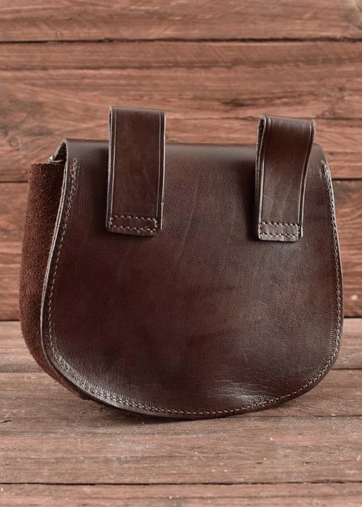 Produktbild Battle Merchant Gürteltasche mit Thorshammer-Prägung Leder Braun