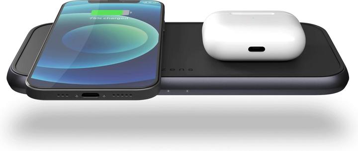 Immagine prodotto Zens Caricatore wireless doppio veloce in alluminio 30W USB PD (20 W)