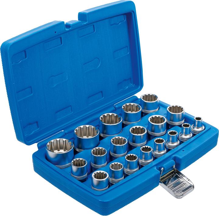 Actual product image BGS Jeu de douilles Gear Lock | 12,5 mm (1/2") | 19 pièces