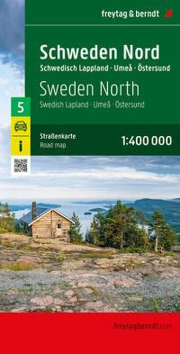 Immagine prodotto Svezia Nord, carta stradale 1:400.000, freytag & berndt