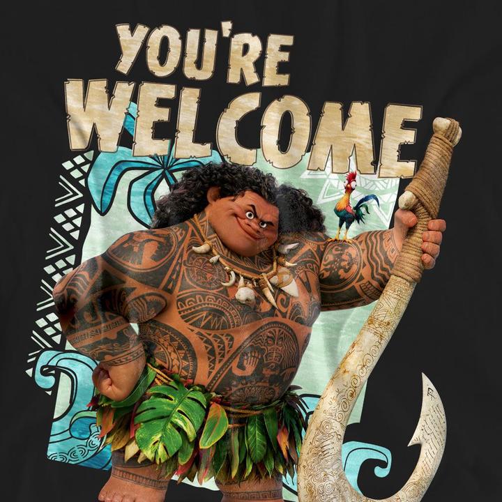 Immagine prodotto Moana You're Welcome Maglietta Maui Adulto Unisex (XXL)