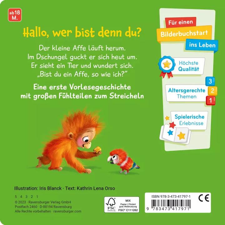 Actual product image Ravensburger Are you a monkey? (German)