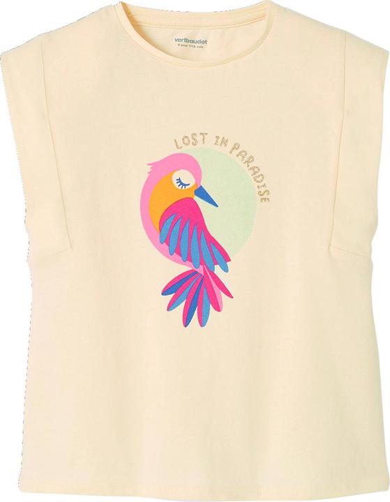 Vertbaudet Mädchen T-Shirt, Paradiesvogel