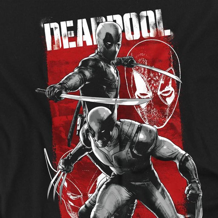 Actual product image Deadpool & Wolverine Mens Fight T-Shirt (M)