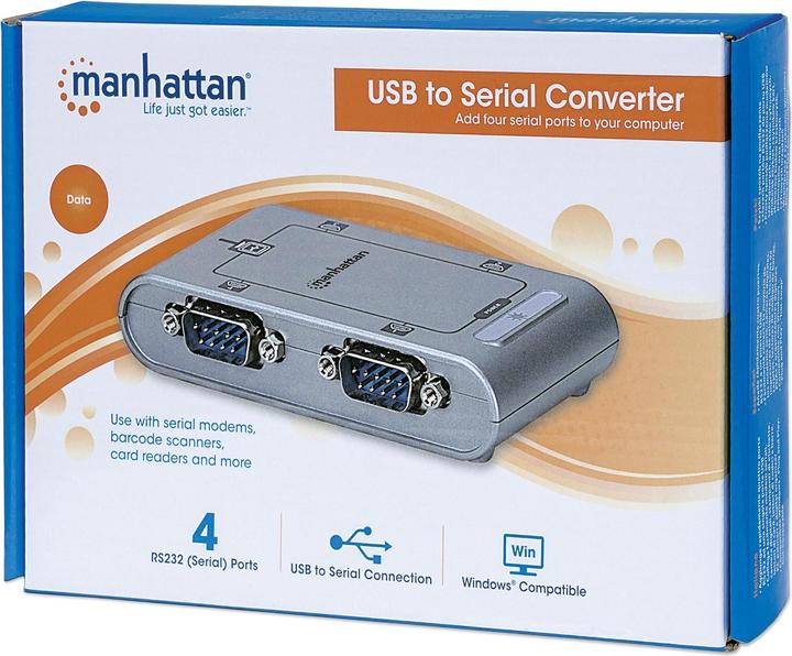 Produktbild Manhattan USB to Serial Converter (0.45 m)