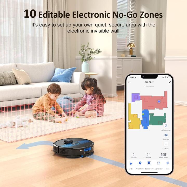 Actual product image Lubluelu SL60D (Vacuum mopping robot)
