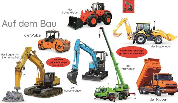 Produktbild Erstes Lernen. Traktor, Bagger, Laster (Deutsch)