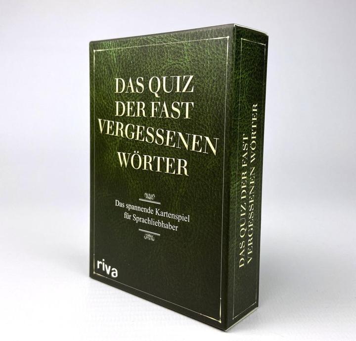 Actual product image The quiz of almost forgotten words (German)