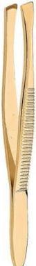 Image du produit Donegal Tweezers Cosmetshot Diagonal Or 1092