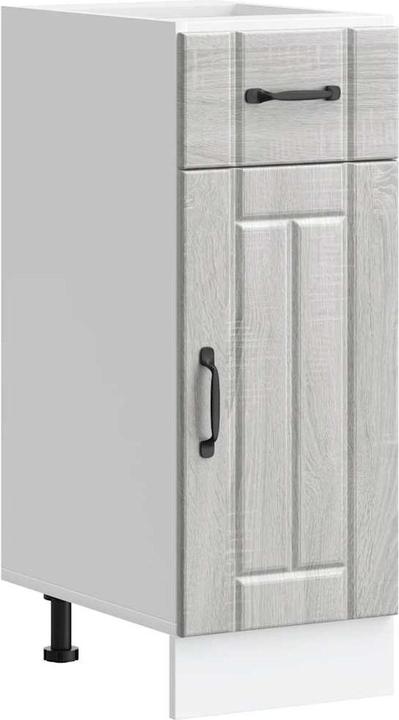 Immagine prodotto VidaXL Base cucina Lucca Grey Sonoma in legno Base lavello (30 x 46 x 81,5 cm)