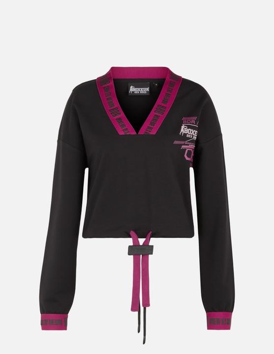 Actual product image Boxeur des Rues V Neck Sweatshirt Elastic Band (L)