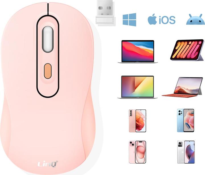 Produktbild LinQ W878 Bluetooth Maus (Kabellos)