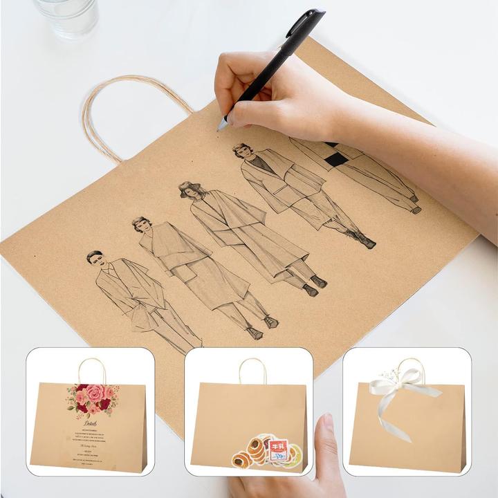 Image du produit Switory Sacs en papier avec anse (25 x)