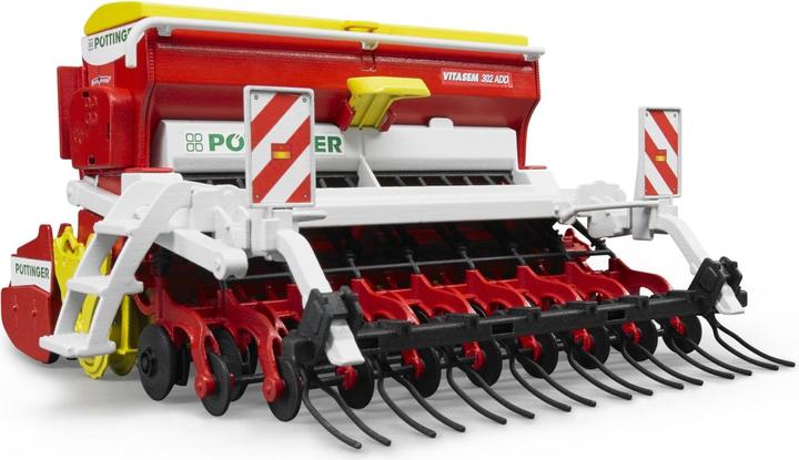 Actual product image Bruder Pöttinger seed drill power harrow