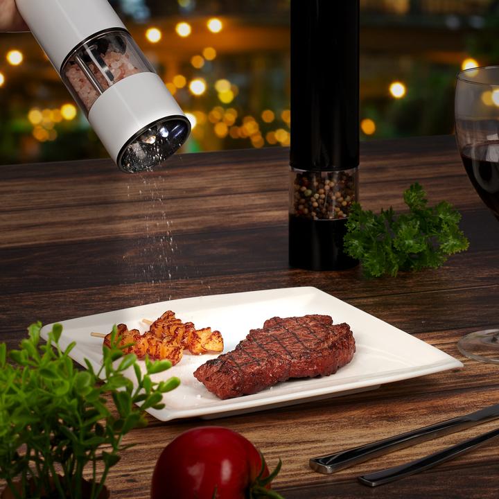 Productafbeelding Relaxdays 2x kruidenmolen (Diverse kruiden, Aromatische kruiden, Peper, Zout)