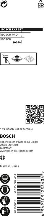 Actual product image Bosch Professional Zubehör EXPERT HEX-9 HardCeramic drill bit, 7 x 90 mm (7 millimetres)