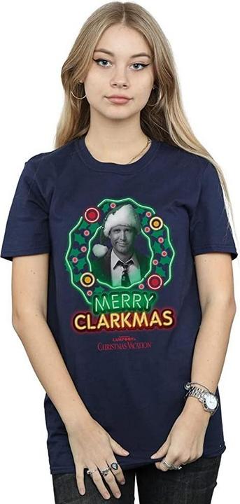 Immagine prodotto National Lampoon´s Vacation Maglietta in cotone Greyscale Clarkmas Donna/Ladies (L)