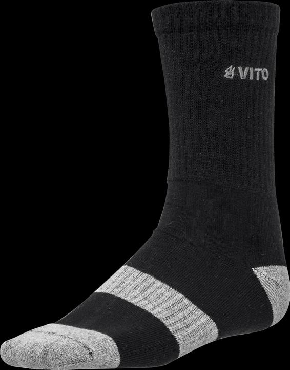 VITO 1 PAAR SCHWARZE SOCKEN EVERYDAY COOL Grosse 38-42 (38 - 42, 35 - 37, 43 - 47)