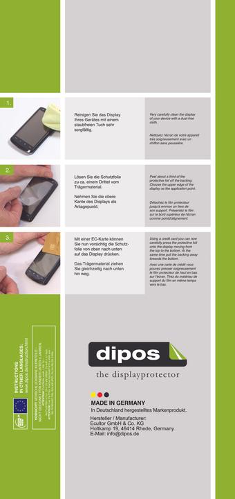 Etichetta energetica Dipos Pellicola Protettiva Antiriflesso per iiiF150 Raptor