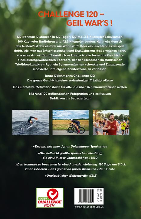 Image du produit Deichmann:Weil ich es kann! (Allemand, Martin Waller, Jonas Deichmann, 2024)