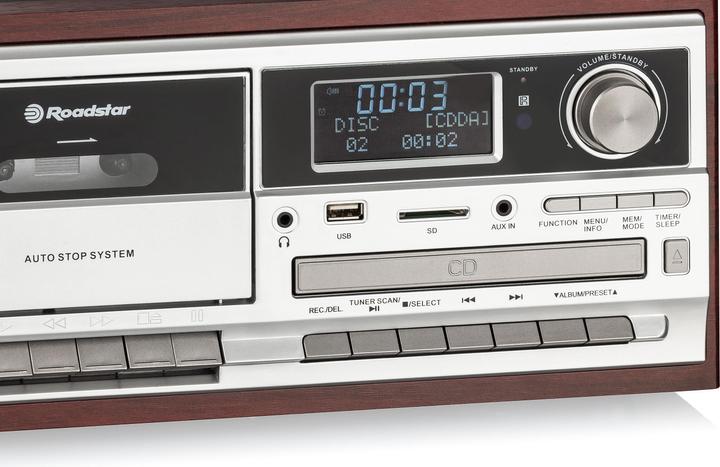 Actual product image Roadstar HIF-8892D+BT (Record player, Bluetooth, 2x 4 W)