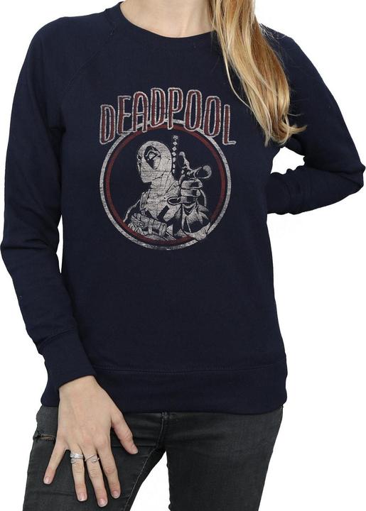 Immagine prodotto Deadpool Vintage Circle Felpa Donna (XL)