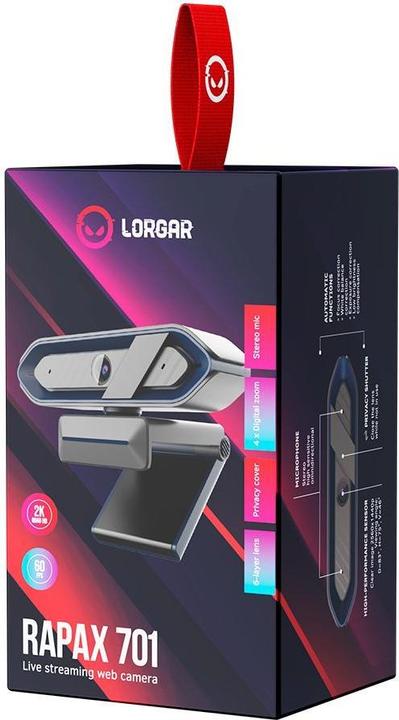 Actual product image Lorgar Webcam Rapax 701 Quad HD 1440p (4 Mpx)