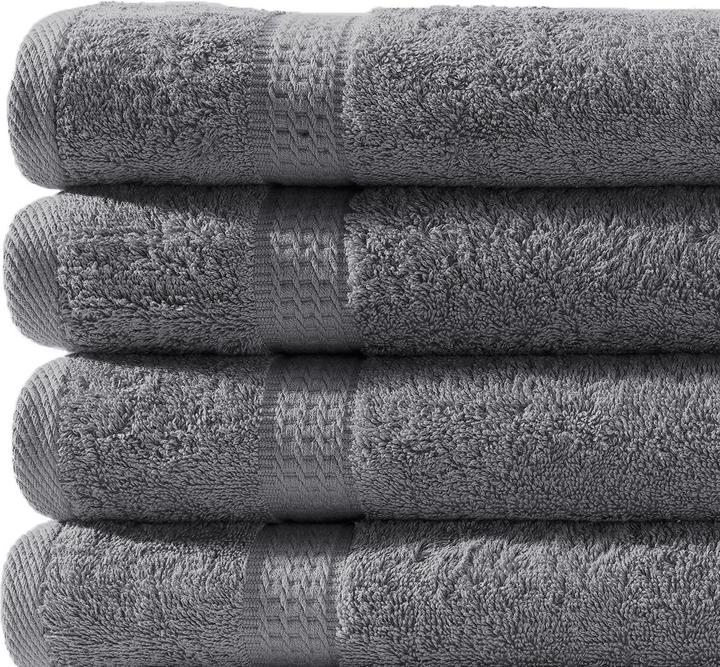 Image du produit Casativo Set de 4 serviettes anthracite (50 x 100 cm)