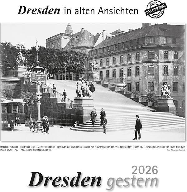 Actual product image Dresden gestern 2026 (29 x 32 cm, German)