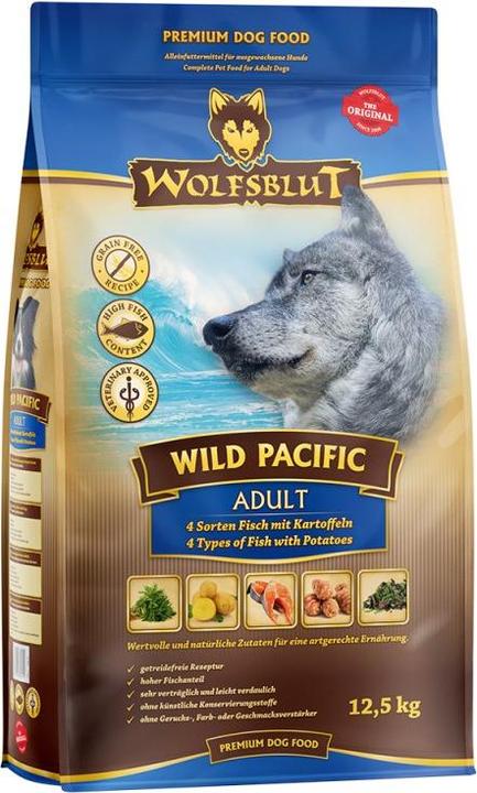 Actual product image Wolfsblut Dry Dog Food Wild Pacific, 12.5 kg (Adult, 1 pcs., 12500 g)
