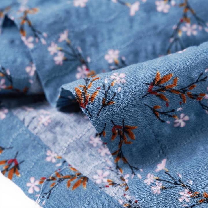 Produktbild VidaXL Kinderkleid mit Langen Ärmeln Petrolblau 140,Material: 50 (140)