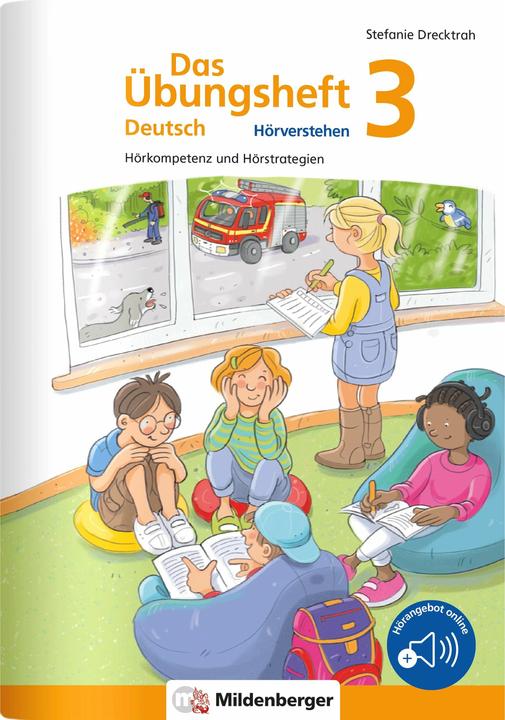 Actual product image Das Übungsheft Deutsch - Hörverstehen 3 (German, Stefanie Drecktrah, 2024)