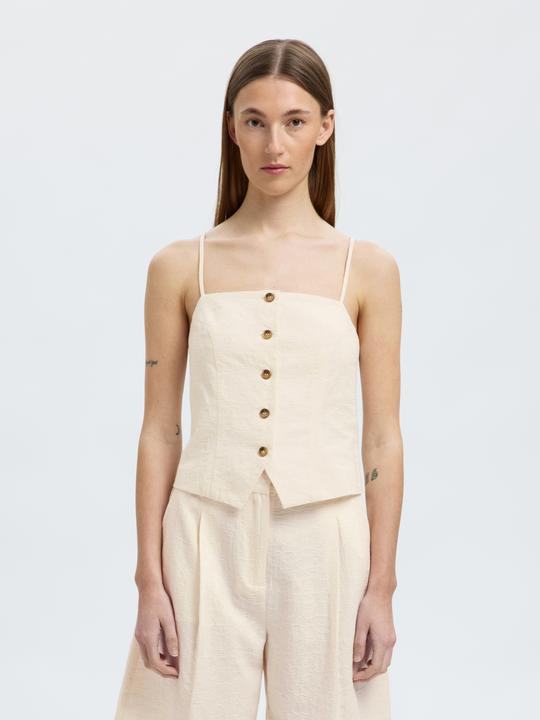 Image du produit Selected Femme Baumwollmix Spaghettiträger-Top (34)