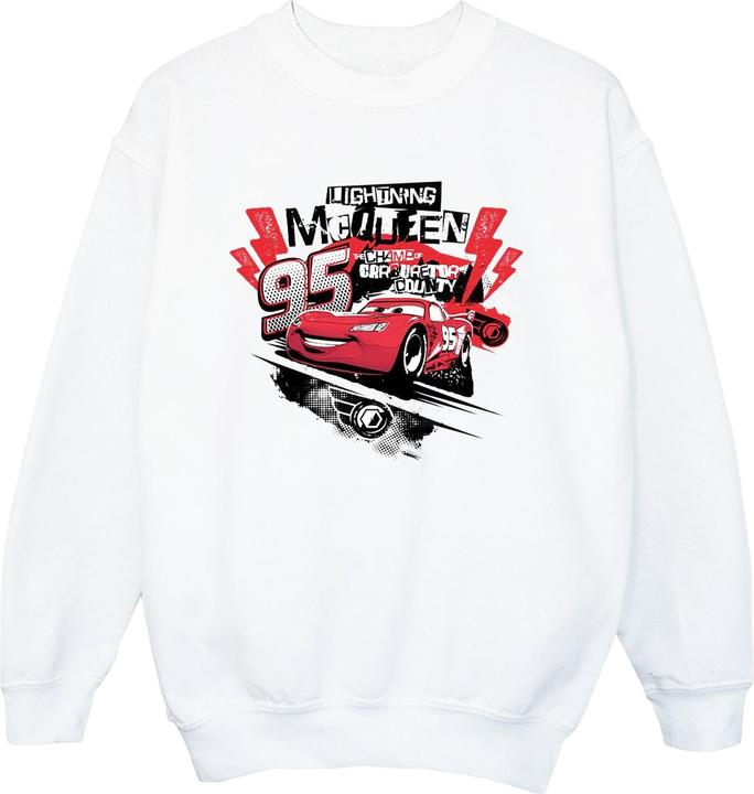 Disney Cars Lightning McQueen Collage Sweatshirt Jungen