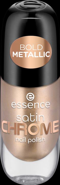 Produktbild essence satin CHROME nail polish (Robotic Rose, Farblack)