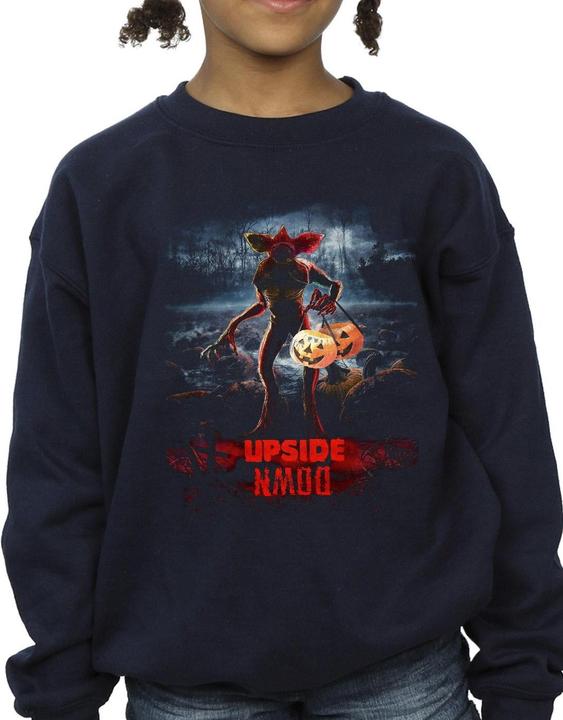 Image du produit Netflix - Sweat STRANGER THINGS PUMPKIN UPSIDE DOWN - Fille (152, 158)