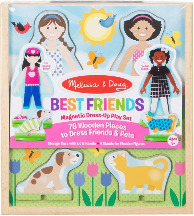 Melissa & Doug Magnetic Dress Up - Friends and Pets (78 x)