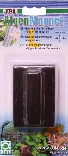 Produktbild JBL Aquaristik und Terraristik Algenmagnet, schwarz, M, für Glasstärke 10 mm (Aquarium Reinigung)