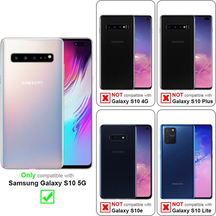 Actual product image Cadorabo Book Smart View Mirror Cover (Samsung Galaxy S10 5G)