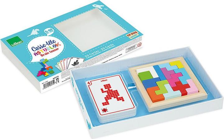 Produktbild Vilac Astublok Tetris Legespiel (Deutsch, Französisch, Italienisch, Englisch)