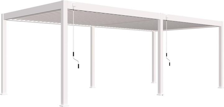 Immagine prodotto Weide Pergola Deluxe Plus 3,6x7,2m con tetto a doghe bianco (360 cm, 720 cm)