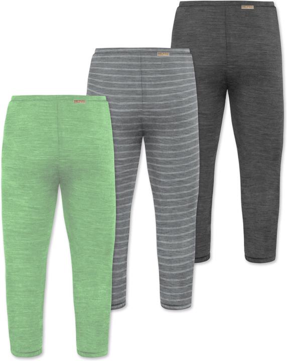 Immagine prodotto Normani Confezione da 3 pantaloni baby merino con piedini - 9543 (56)