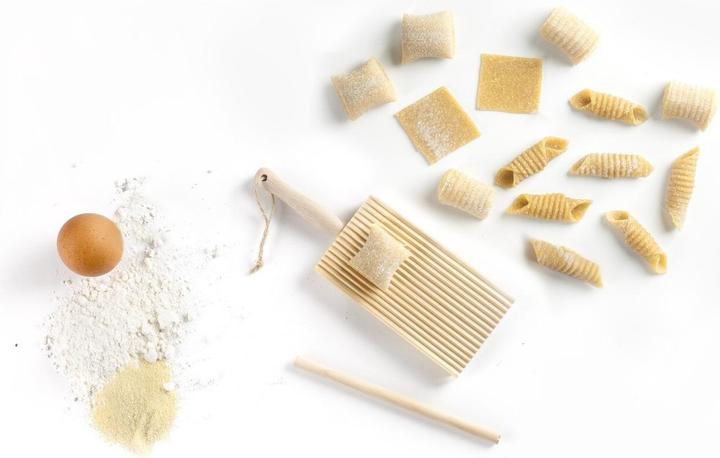 Actual product image Ibili Gnocchi/Garganelli board with stick Practical help for shaping gnocchi and garganelli