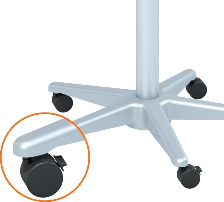Actual product image Nobo Impression Pro - mobile steel flipchart (70 x 190 cm)