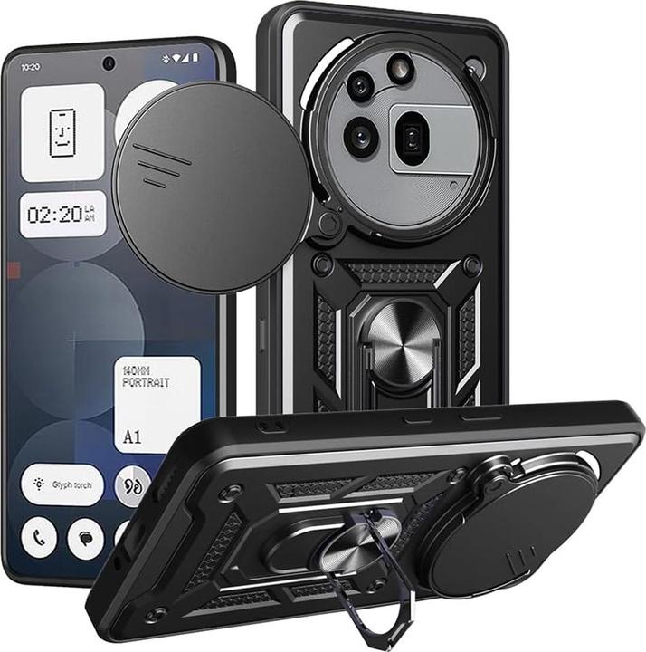 Immagine prodotto Techsuit - CamShield Series - Nothing Phone (3a) Pro - Black (Niente Telefono (3a) Pro)